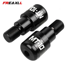 Ручки для мотоцикла рукоятка конец Кепки ползунок Cover Protector для Yamaha MT10 MT 10 MT-10- 16 17