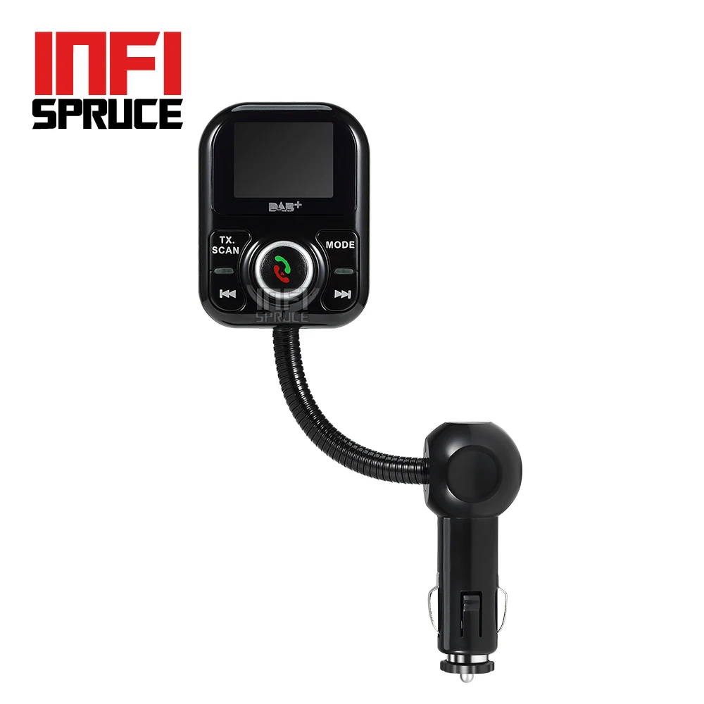 DAB + цифровой аудио вещания Многофункциональный bluetooth приемник с RDS ЖК дисплеем