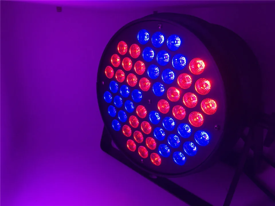 6 unids 54x9 w led par + flightcase кабель dmx dj luz del disco rgb 3 в 1 lavado controlador de dmx|luz dmx|par ledled |