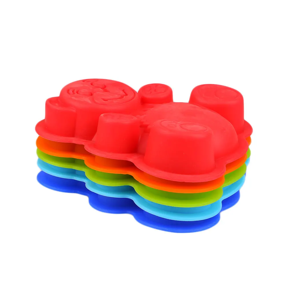 

Creative Bear Shape 3D Silicone Cookie Mold Baking Mold Cake Supplies High Quality New Arrival Random Color Drop shipping