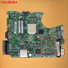 Palubeira frete grátis a000076380 placa-mãe do portátil para toshiba satellite l655d l650d soquete s1 ddr3 da0bl7mb6d0
