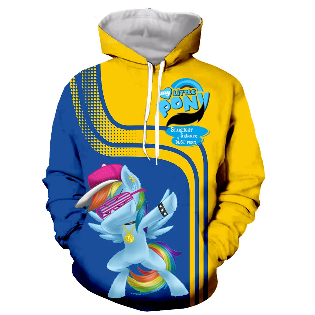 

New arrive popular my little pony cartoon series 3D print men women fashion t shirt/hoodies/sweatshirts/vest/ tops dropshipping