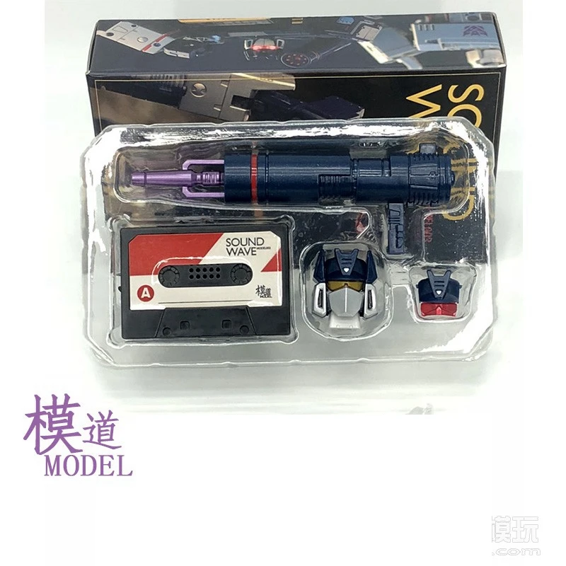 

Transformation Modedao 02 model-002 MP13 sound wave luminous sound accessories kit spot PVC Action Figure model Kits Toys