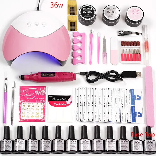 Electric Manicure Handle Nail Art Equipment Manicure Set Nail Kit 36w
