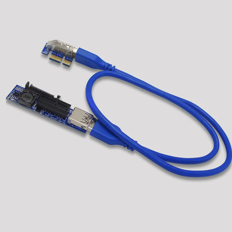 Новинка Удлинительный кабель PCI E X1 расширитель платы расширения USB 3 0 кабели