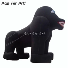 Подгонянные большие черные надувные Gorillas wild kingkong модель животного Реплика для зоопарка дисплей/украшение события