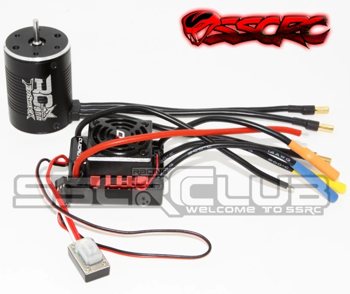 Hobbywing EZrun бесщеточный водонепроницаемый 60A ESC+ Tenshock RC906 1250KV 1270KV 2400KV двигатель для 1/10 rc автомобиля