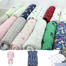 Stretch printed cartoon knitting jersey cotton fabric printing cute baby clothing making cotton fabric 50*170cm
