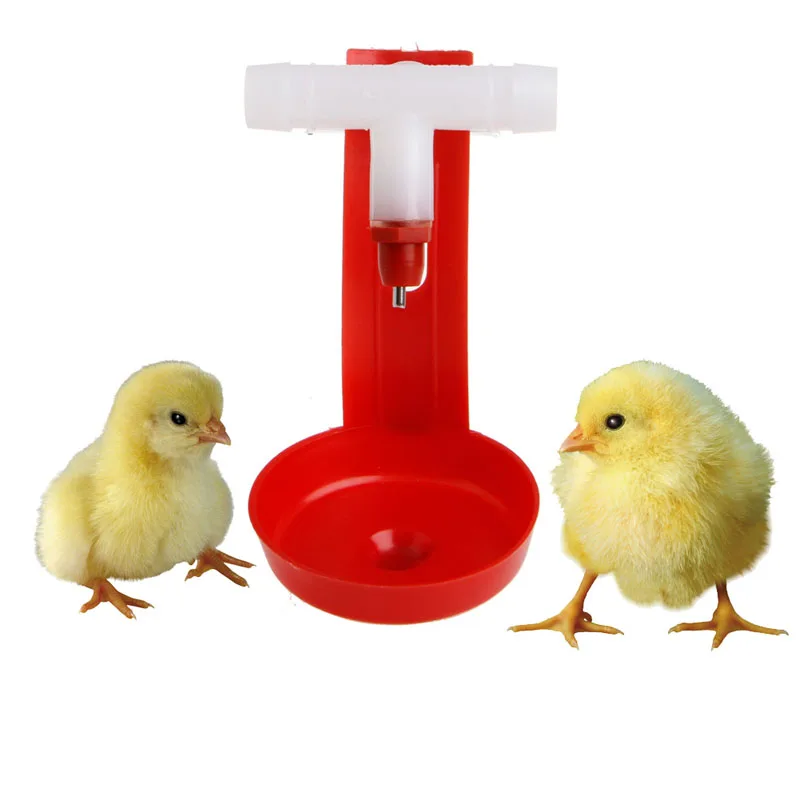 

Poultry Farm Water Drinking Cups Plastic Hanging Chicken Hen Automatic Fowl Drinker