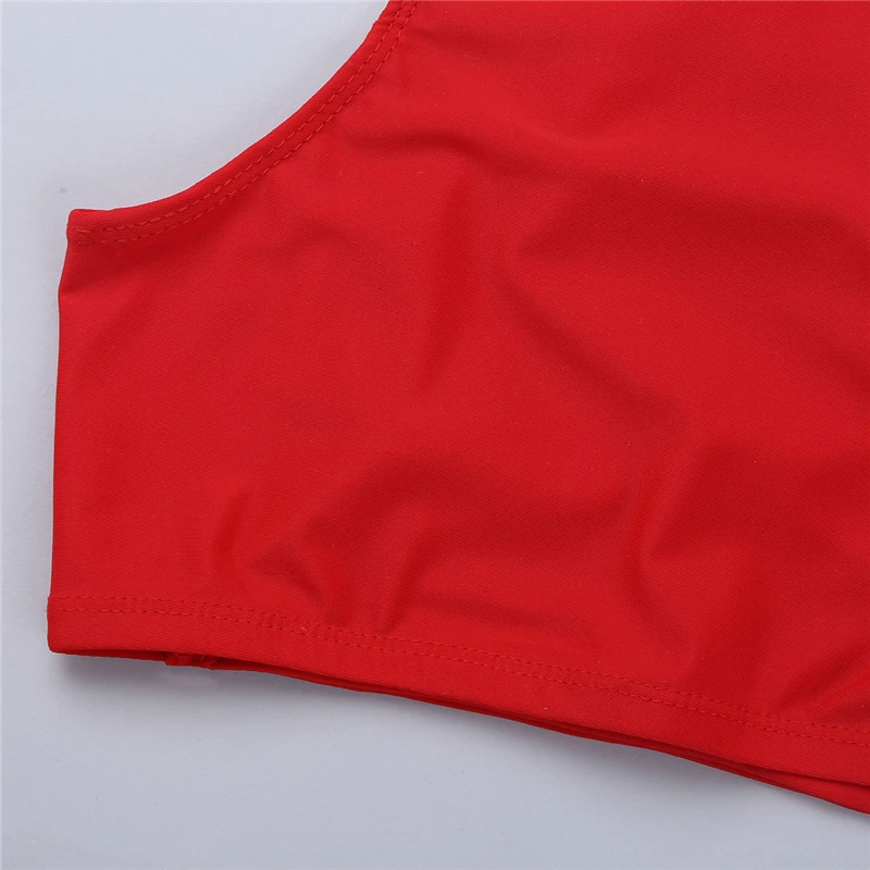 Kid Girls Tank Dance Ballet Crop Top Sleeveless Mock Neck Criss Cross Back Tanks Bra Tops Ballet Dance Sports Bra ballet tops kids dance tops