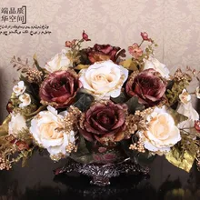 Американский и Европейский искусственный цветок набор Шелковый цветок имитация цветок