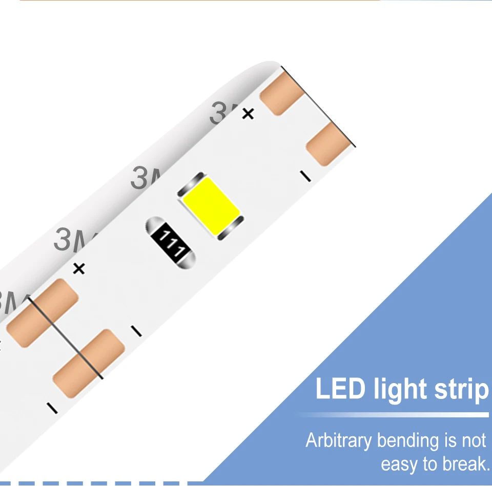 5 м Светодиодная лента постоянного тока 5 в USB Led источник питания неоновая лампа SMD 2835 беспроводное освещение шкафа Гибкая лестница Ночная лампа украшение дома