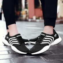 

2018 summer men's breathable shoes men and women mesh shoes lovers running shoes