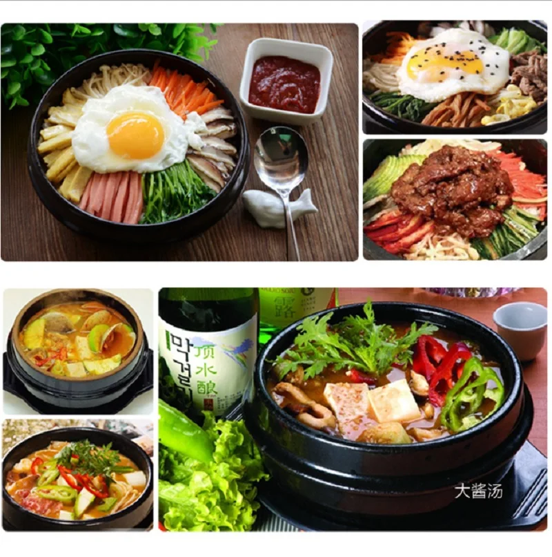 Корейский медицинский камень рыба Bibimbap специальный керамический горшок кастрюля поддон