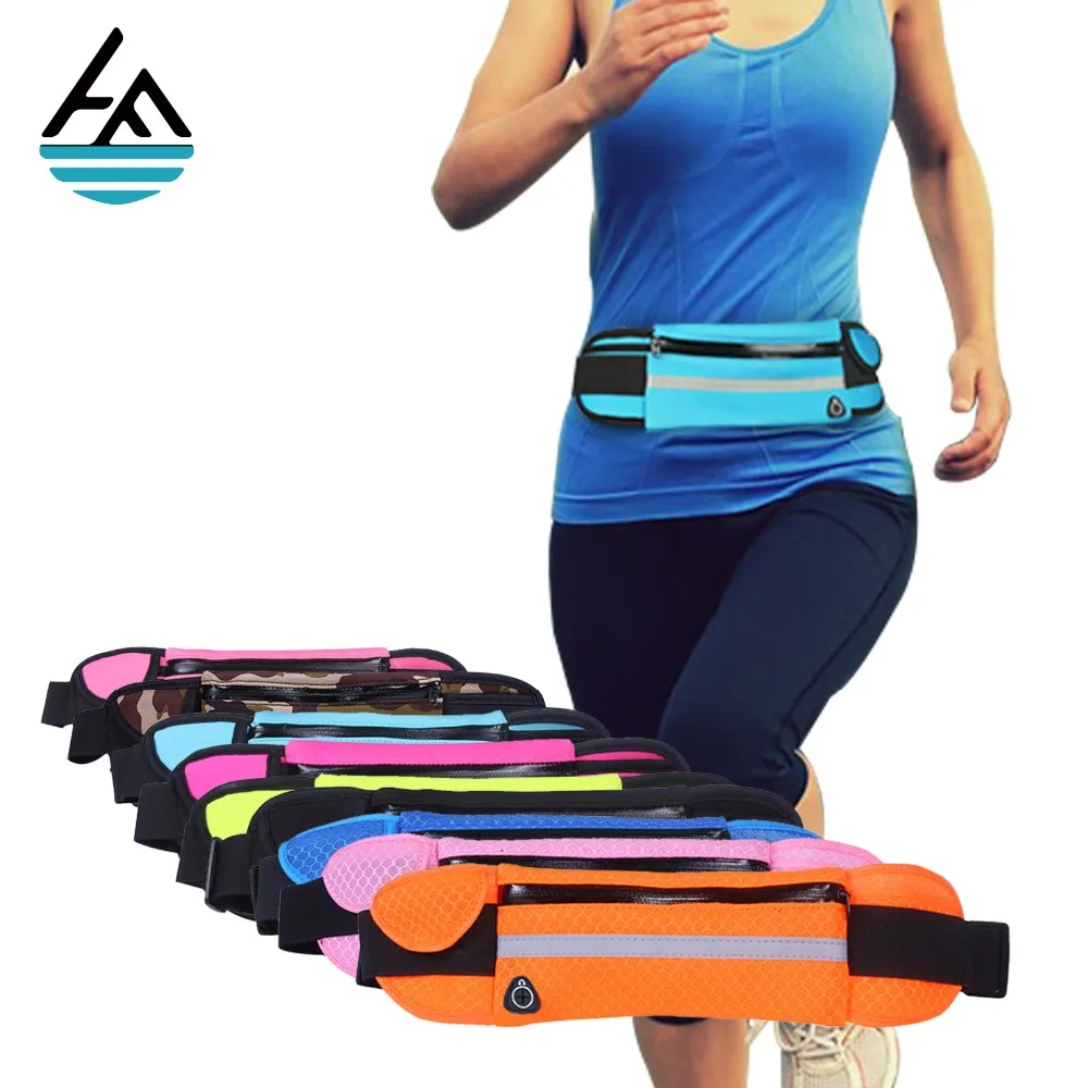 Men Women Fitness Fanny Packs Pouch Mobile Phone Holder Jogging Sports Running Waist Water Bag