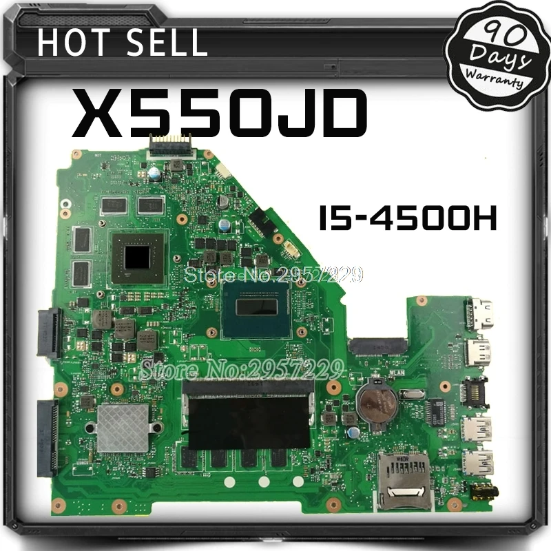 

For Asus FX50J X550J X550JK X550JD motherboard REV2.0 Mainboard With i5-4500H GT820 4G Fully Test S-6