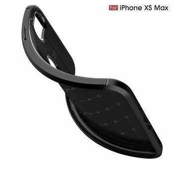 

50pcs/lot Free Shipping New Lichee TPU Soft Cover Case for Apple iphone XR XS Max