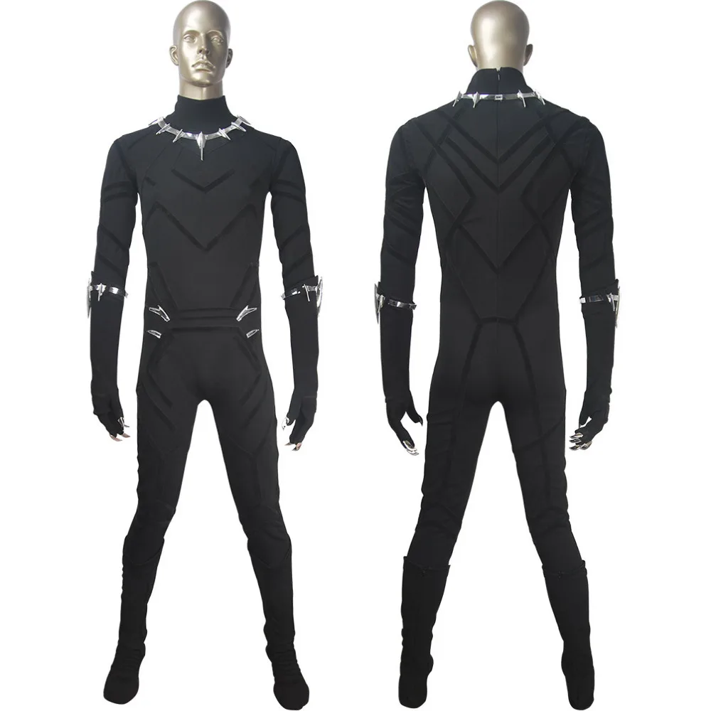 

Black Panther Film 2018 T'Challa superhero cosplay halloween costume X'mas birthday Valentine's day gift make-up carnival outfit