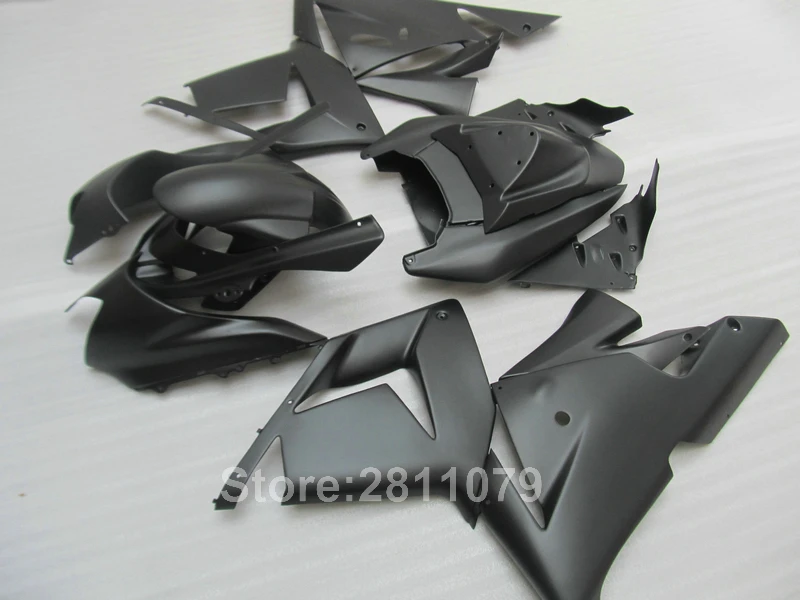 Aftermarket части тела обтекатель комплект для Kawasaki Ninja ZX10R 04 05 матовый черный Набор 2004