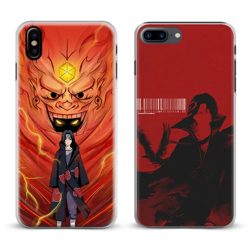 

Naruto Itachi Uchiha Fashion Coque Phone Case Cover Shell For Apple iPhone X 8Plus 8 7Plus 7 6sPlus 6s 6Plus 6 5 5S SE