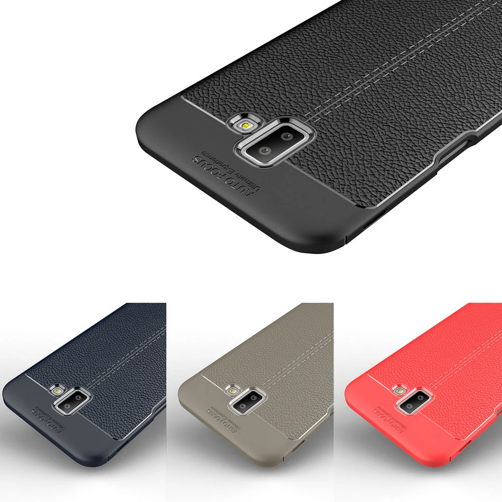 50 шт./лот для Galaxy J2 Core TPU чехол Lichee Rugger Armor Brushed гелевый Чехол Samsung J6 Plus 2018 S01|Бамперы| |