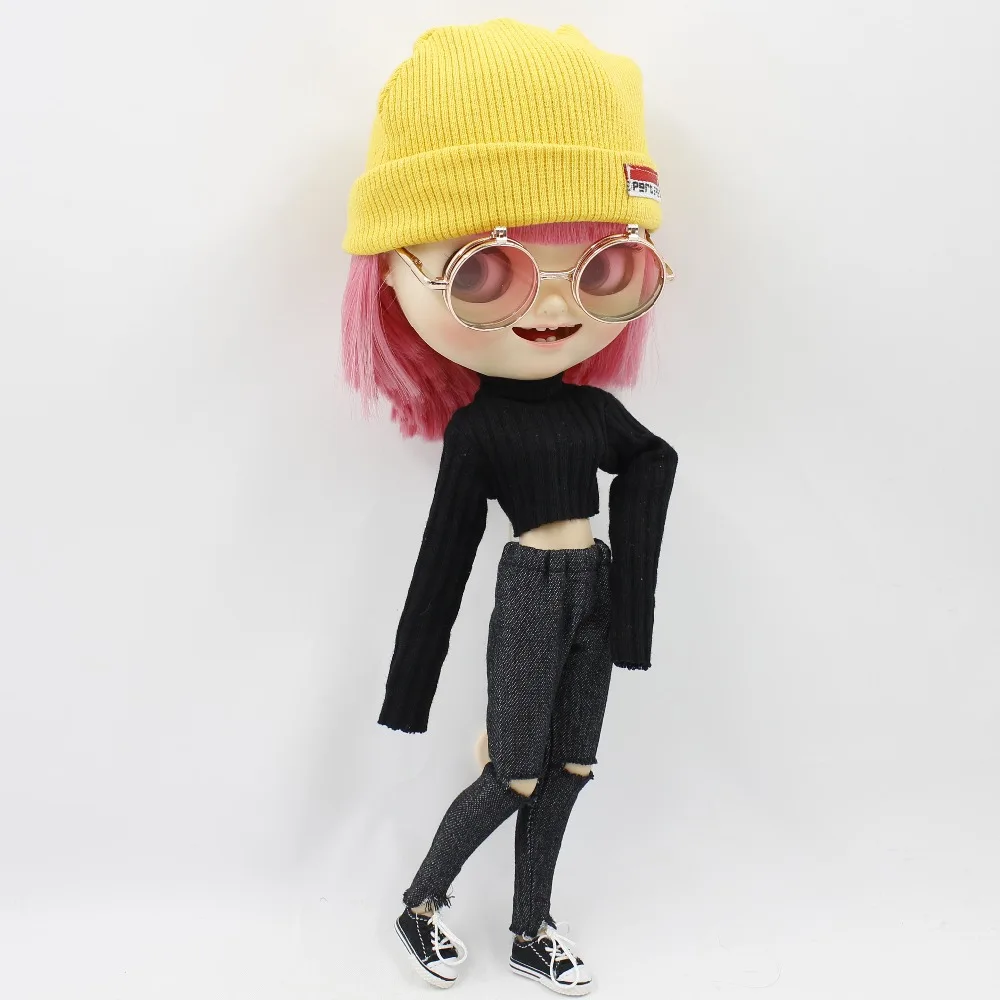 Neo Blythe Doll Urban Casual Outfit With Cap 2