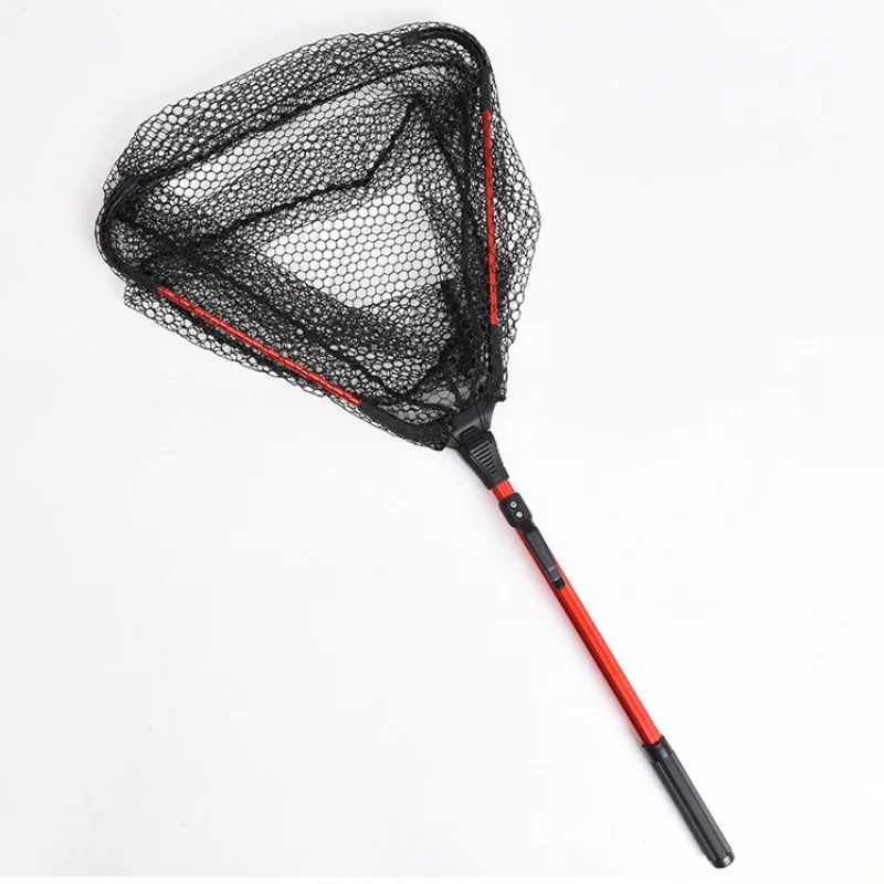 Aluminum Alloy Single Triangle Folding Copy Network Fly Fishing Hand