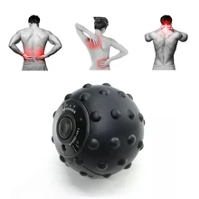 Новинка, 4 скорости, высокая интенсивность, вибрирующий Массажный мяч, ролик, фитнес-мяч для миофасциального релиза мышц и триггерного точечного лечения