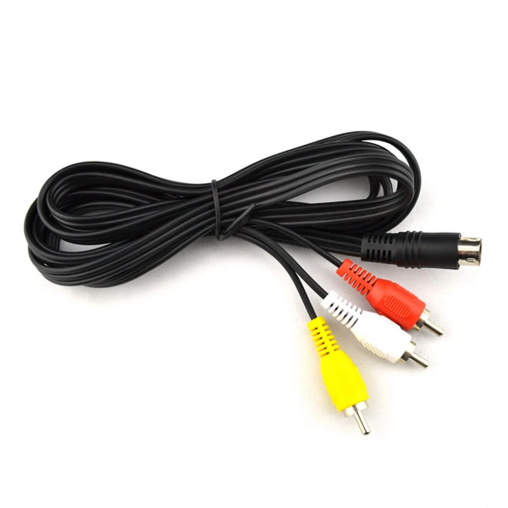 

NEW A/V Cable Cord for Sega Genesis 2 & 3 (AV Audio Video) 6FT. (9-pin)