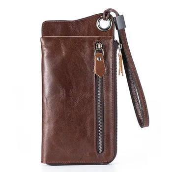 Unique Brand Design Vintage Genuine Leather Men Wallets zipper Coin Pocket ID Card holder Purse Clutch Bag Men Business Wallet
Unique Brand Design Vintage Genuine Leather Men Wallets zipper Coin Pocket ID Card holder Purse Clutch Bag Men Business Wallet