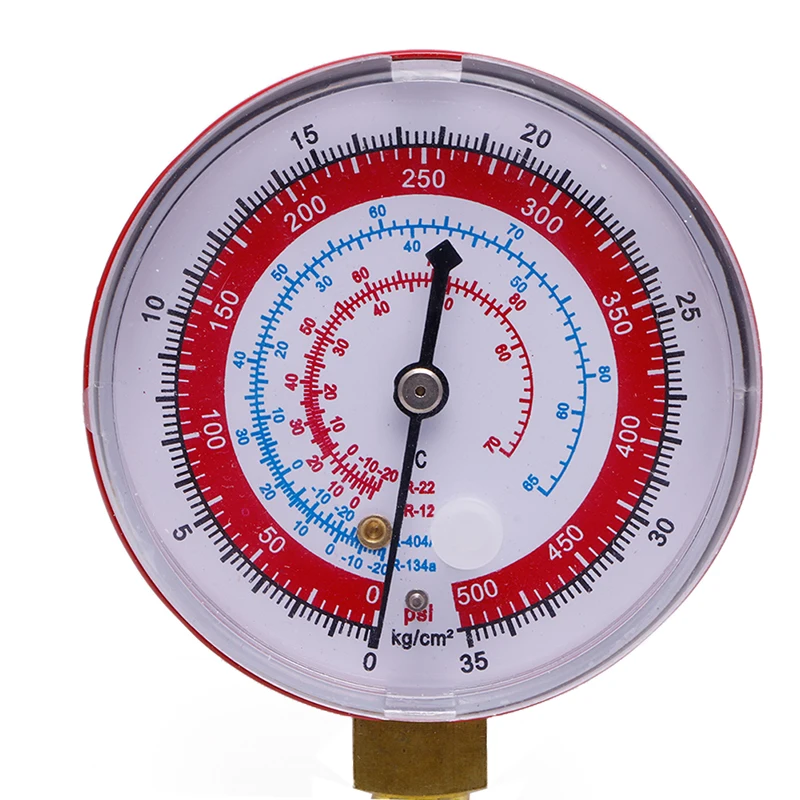 

Red Air Conditioner R404/R134A/R22 Refrigerant High Pressure Gauge PSI KPA Drop Ship n21