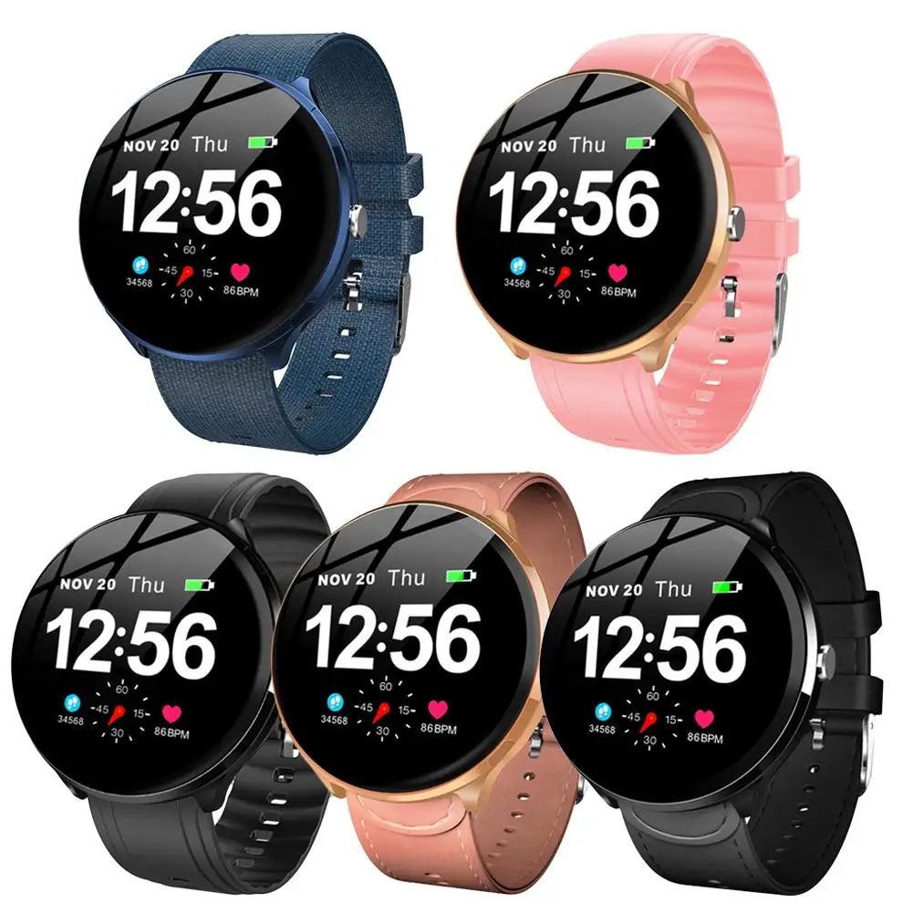 

LEMFO V12 Bluetooth Smart Bracelet Heart Rate Detection Android IOS Waterproof Step Information Reminder Answer The Phone