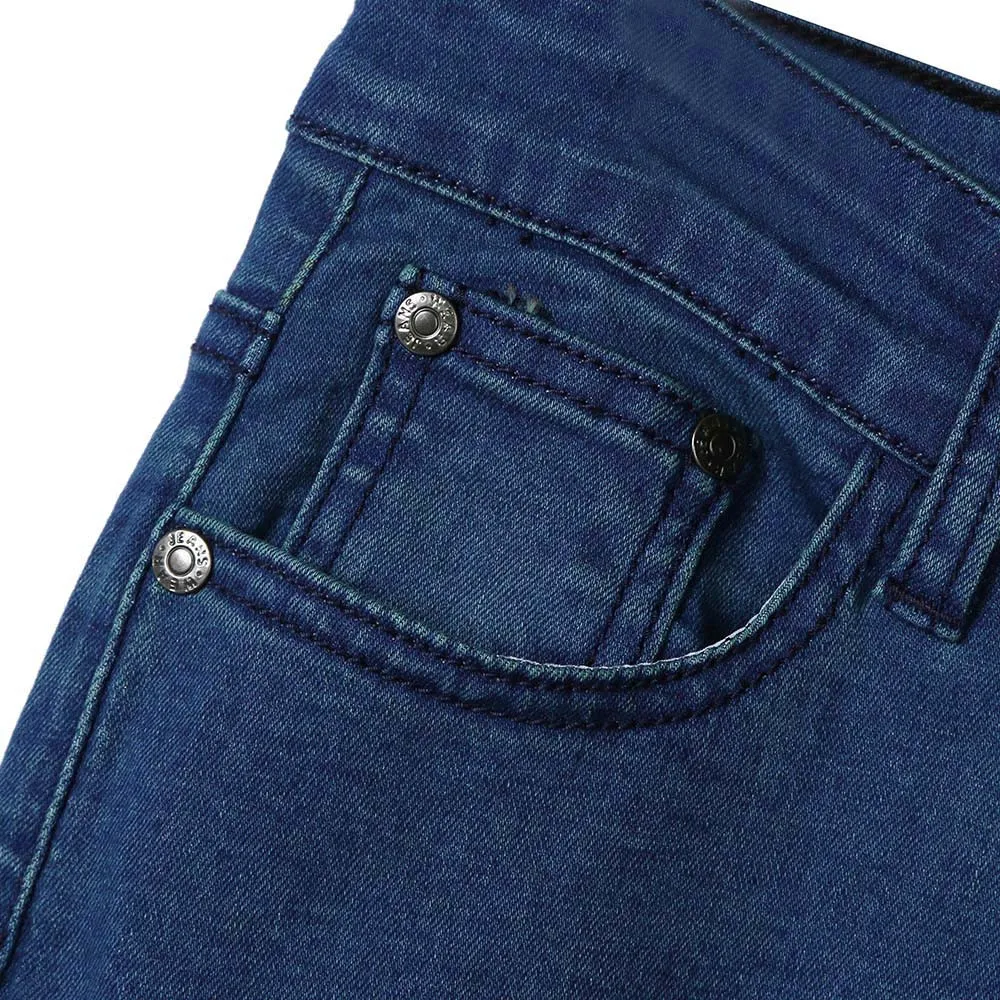 Женские джинсы, женские узкие Стрейчевые джинсы с молнией сзади, обтягивающие джинсы с высокой талией, летние хлопковые брюки для женщин