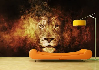 

Custom Wallpaper Murals Large Wall Abstract Lion Wall Mural Wall Stickers De Parede 3D Wallpaper For Walls