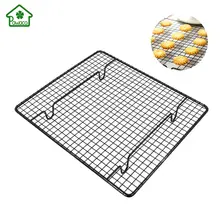 Pawaca антипригарная металлическая стойка для охлаждения торта сетка противень для выпечки принадлежности для шашлыков инструменты из углеродистой стали торт печенье сухой охладитель держать 26*23 см