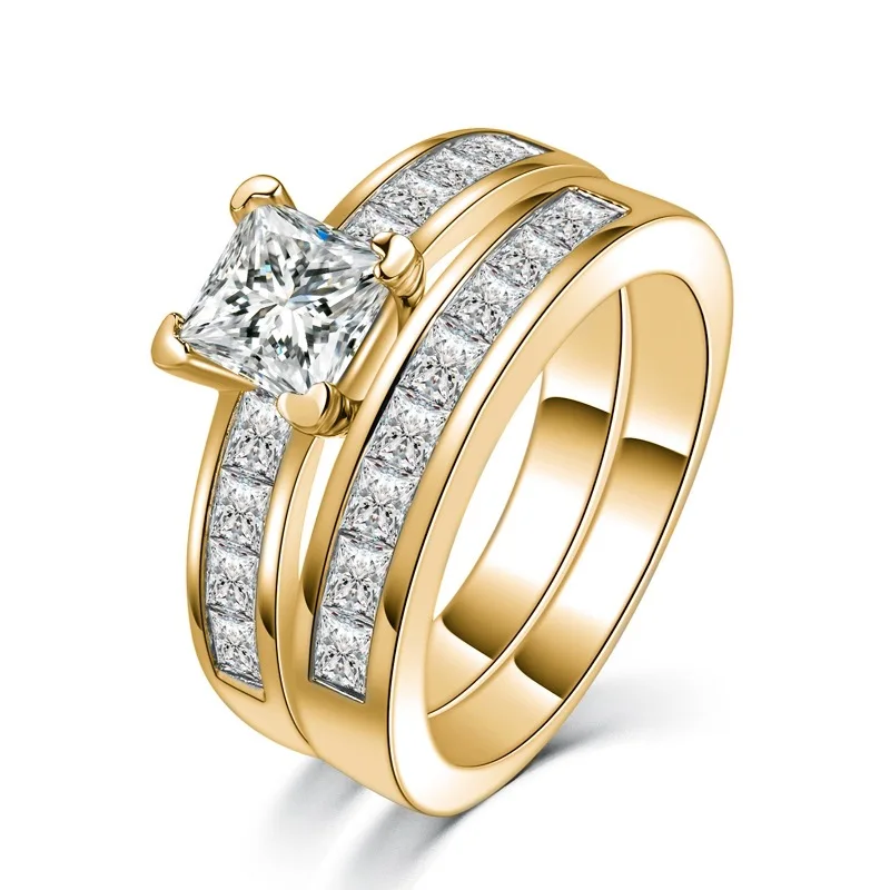 

Hot 27 Styles Luxury Rings for Ladies and Girls Good Gift Cubic Zirconia Fashion Bling Glitter Rings Popular Trendy Women Rings