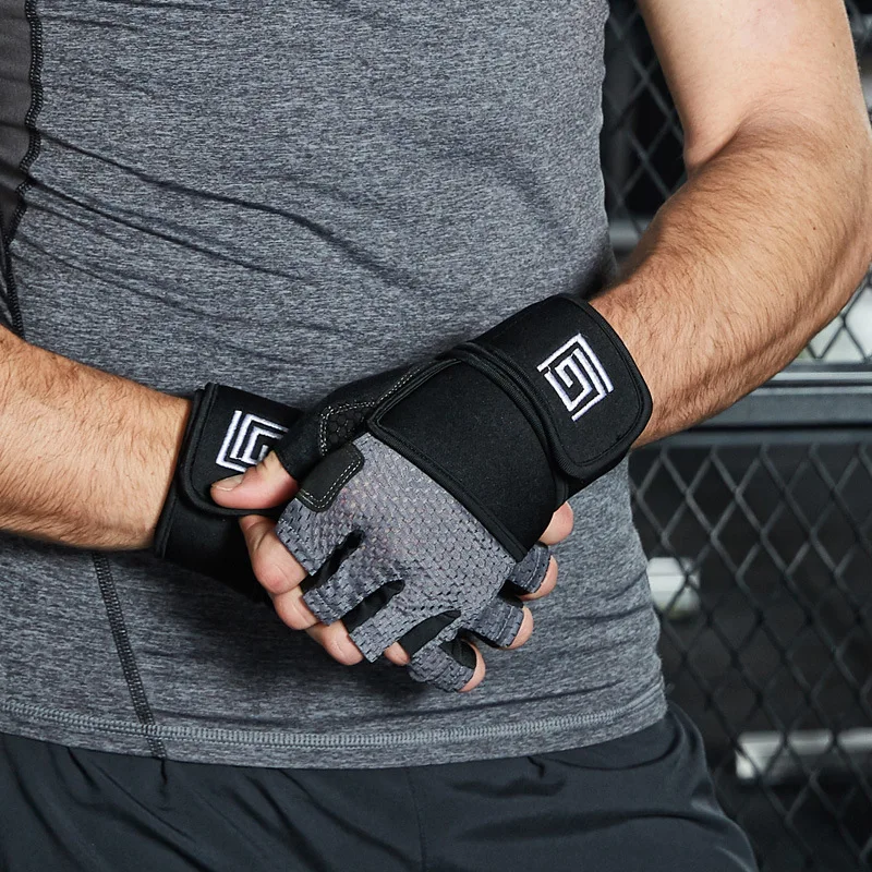 Gym Gloves Heavyweight Sports Exercise Weight Lifting Gloves Body Building Training Sport Women Men Fitness Gloves