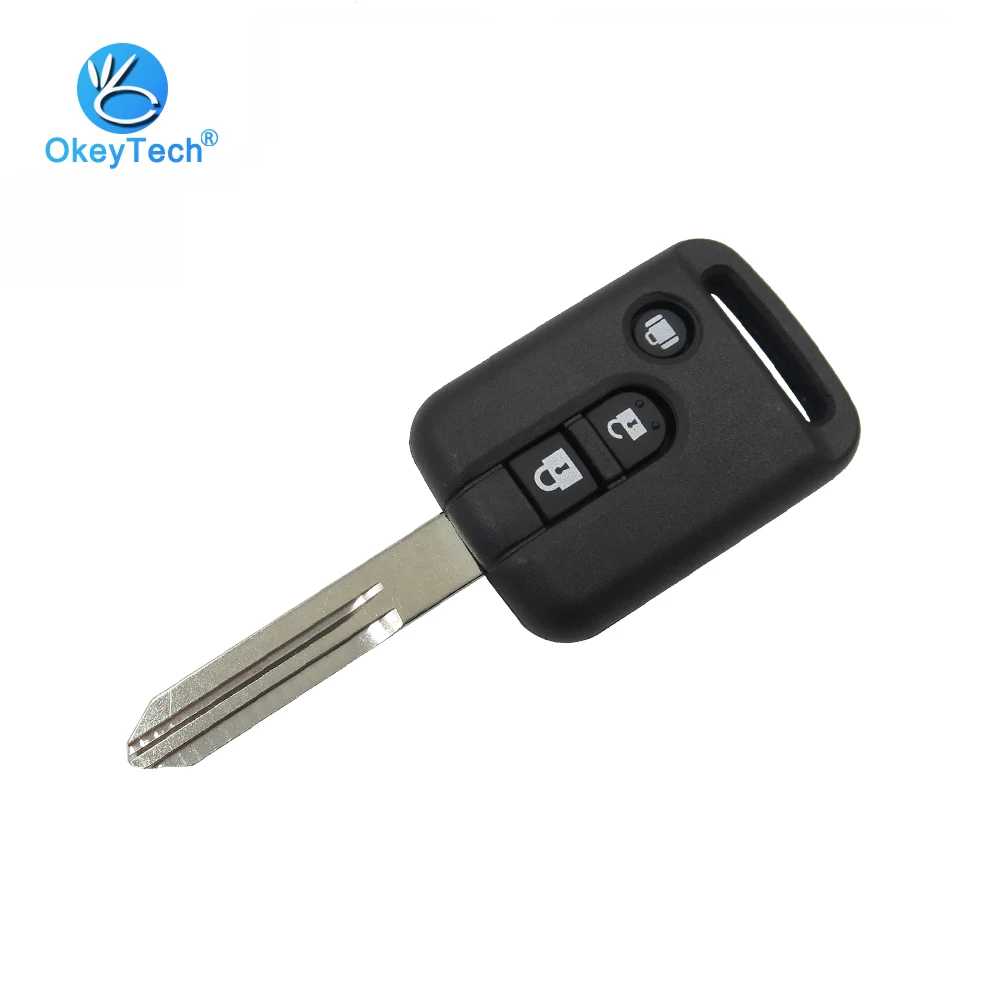 

OkeyTech 3 Button Car Key Shell for Nissan Transponder Remote Key Fob Cover Case for Nissan Micra Navara Note X-Trail Qashqai