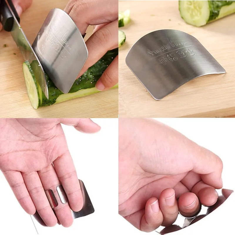 Stainless Steel Kitchen Accessories Vegetable Finger Guard Protector