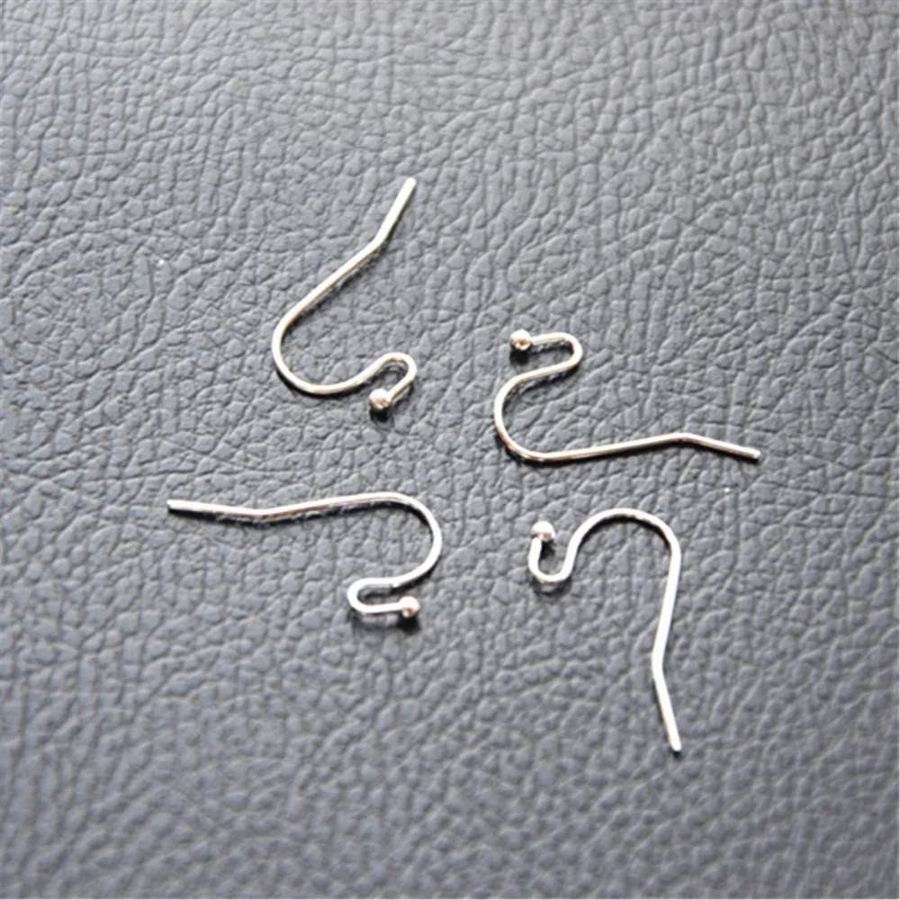 

Free HOT Wholesale 50pcs 925 Sterling Silver Hook Earring Earwire DIY Jewelry Finding Accessories FY-34