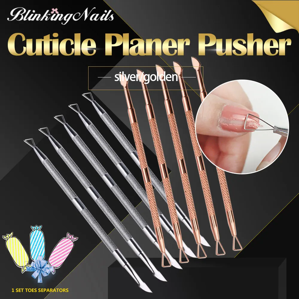 Limited Chance of  Stainless Steel Cuticle Remover Gel Nail Material of Cuticle Pushers Sticks for Manicure Cuticle Re