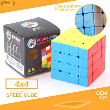 

Shengshou GEM 4x4 Magic Cube 4x4x4 4layer 62mm Puzzle Professional Speed Cube 4x4 Stickerless Educational Toy For Kid Children