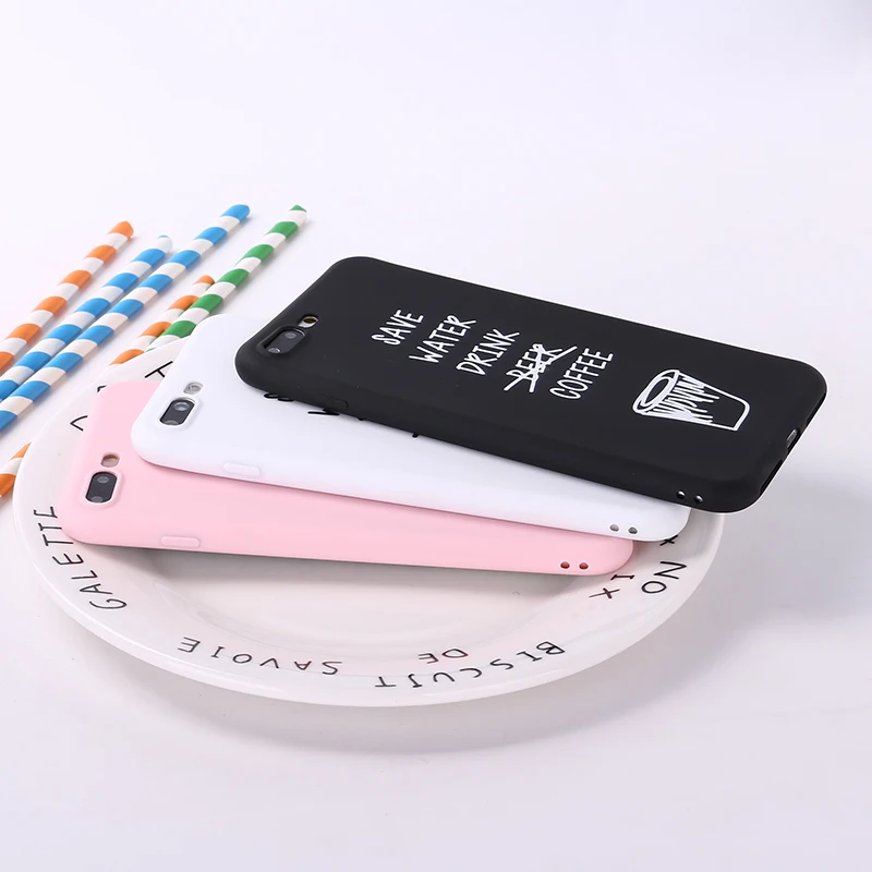 Coffee Cool Quote забавные слова Мягкий ТПУ силиконовый матовый чехол Fundas для iPhone 11 Pro 6 6S