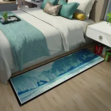 Paysota Спальня Ковры пейзаж Мультфильм окна Коврики Водонепроницаемый Нескользящие Спальня прикроватной тумбочке Ковры