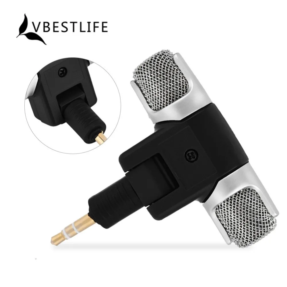 VBESTLIFE Mini 3.5mm Gold plating Plug Jack Microphone Stereo Mic