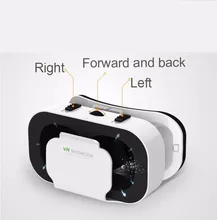 2017 Hot Shinecon VR Virtual Reality 3D SC-G05A Glasses Helmet Google Cardboard for iPhone Samsung 4.7 ~ 6 inch Smartphone