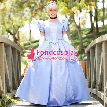 

Park-princess Cinderella Dress Movie Cosplay Costume Tailor-made[G1418]