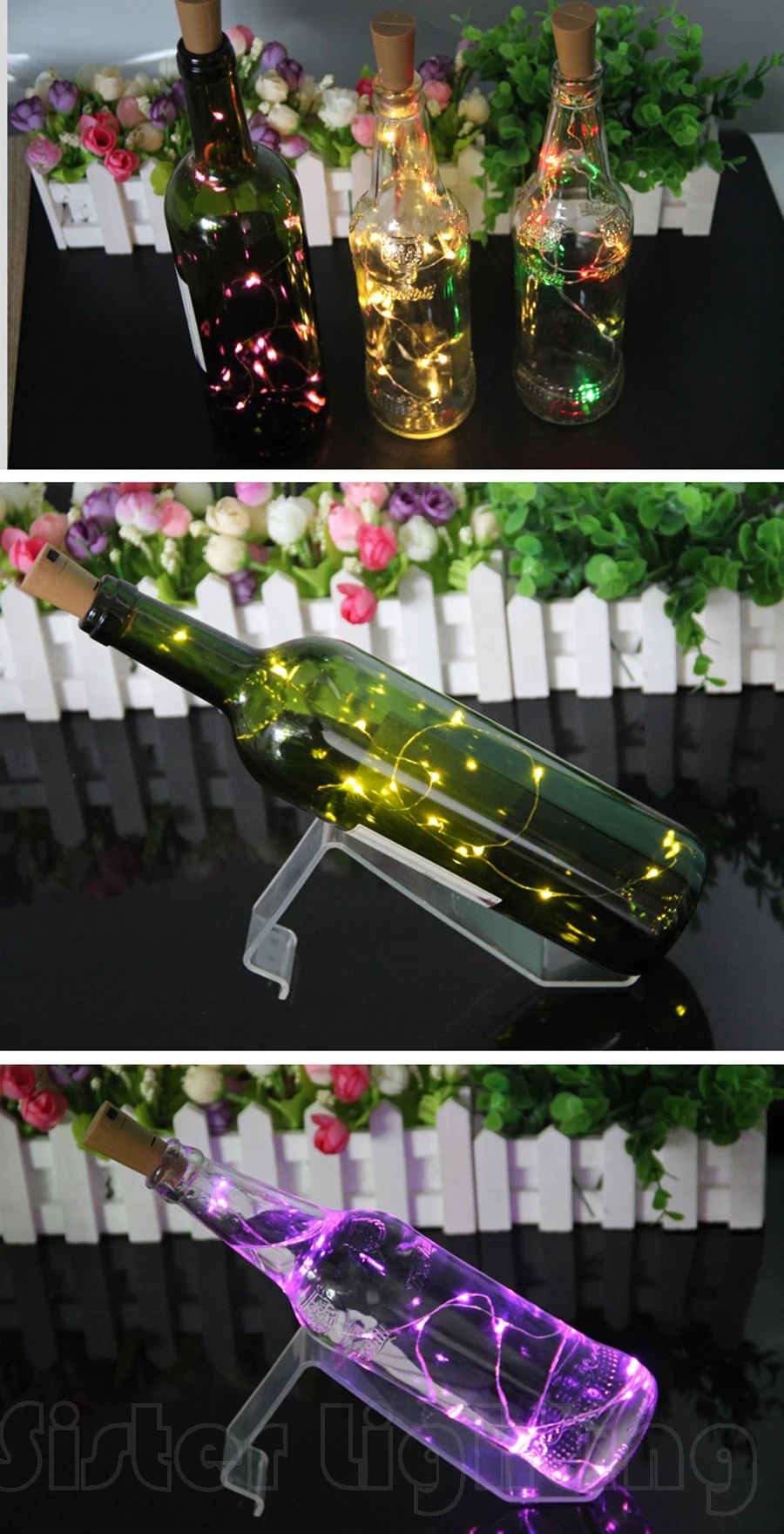 2M 20Battery powered LED Bottle Light Cork Shape Battery Sliver Wire String Lights for Bottle DIYChristmas WeddingParty Decoration (6)