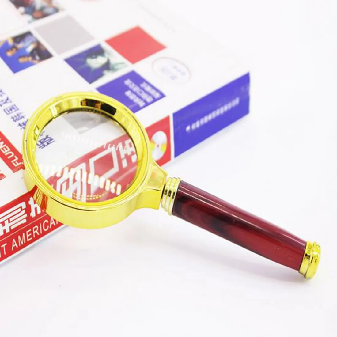 Hot Selling Spectacle magnifier Foldable Mini Pocket 5X 90mm Folding