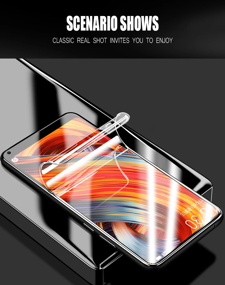 6D изогнутая мягкая Гидрогелевая пленка для защиты экрана для Xiaomi mi 5X 6X mi A1 A2 Lite mi x 3 Max3 стекло для Xiaomi mi 8 Lite Note 3